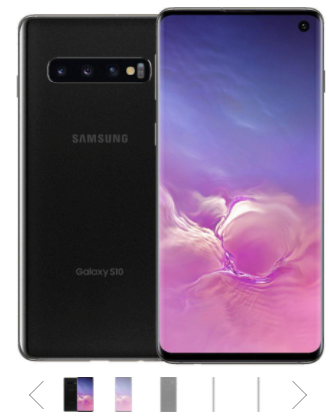 Galaxy S10 128GB - Prism Black - Fully unlocked (GSM & CDMA)